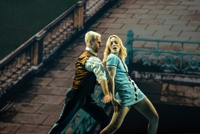 Quadrophenia, a Mod Ballet - Serena McCall as the MOD GIRL and Dan Baines as the ACE FACE © Johan Persson