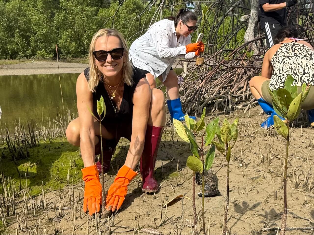 Tree planting at The Sarojin, Thailand