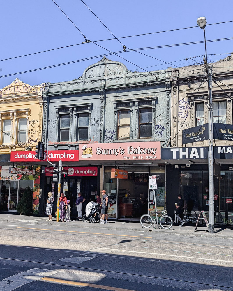 Shop fronts in East Melbourne