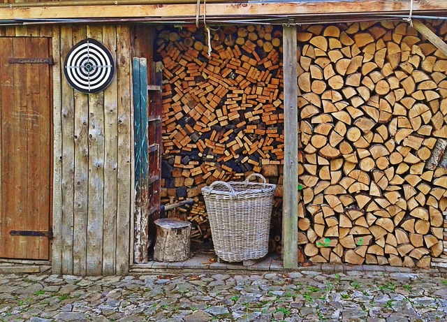 storing firewood