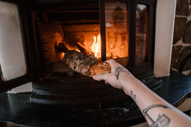 wood stove